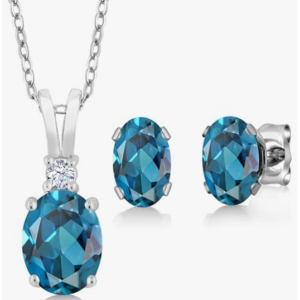 Pendant and Earrings Jewelry Set For Women